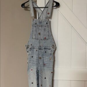 DRIFTWOOD Light Blue Embroidered Overalls